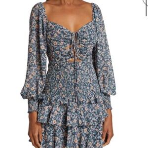 ASTR The Label Marietta Floral Dress XS